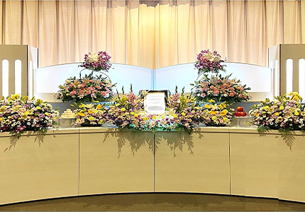 JAやすらぎホール長田 家族葬祭壇