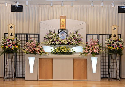 JAやすらぎホール瀬名川 祭壇